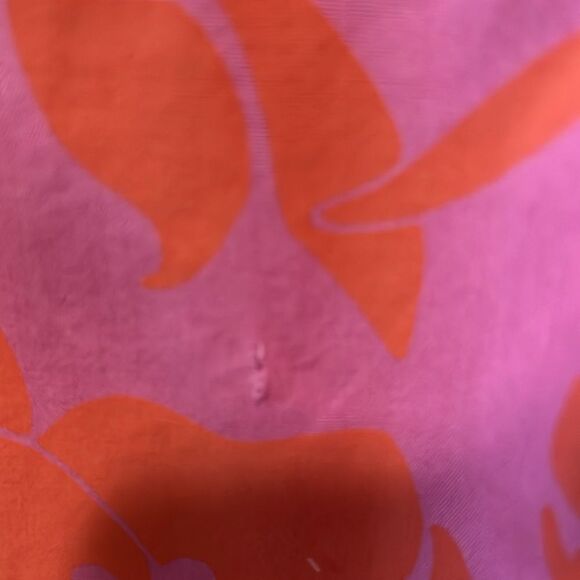 LILLY PULITZER Pink and Orange Floral Dress, Side Slits, Split Neckline, Size 6 - Picture 8 of 8
